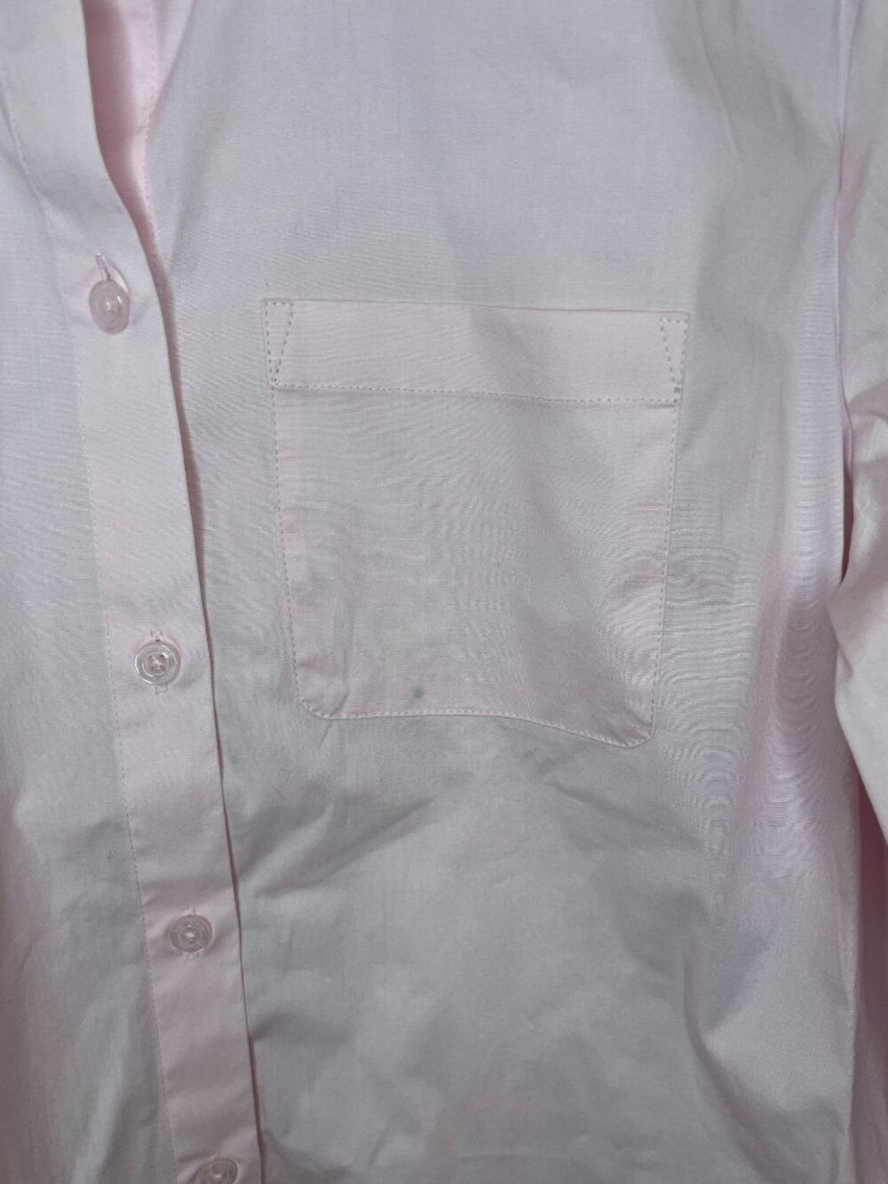 Kate Spade Pink Lemon XS  Shirt Embroidered Floral Collar Sz XS $248 DEFECT - Picture 6 of 7
